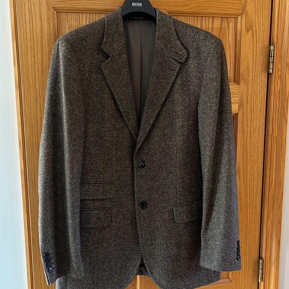 Mens Hugo Boss 42L wool blend sport coat
